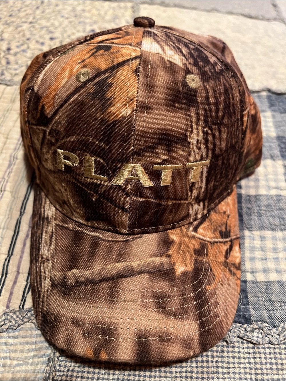 Platt Camo Baseball Cap - Brown